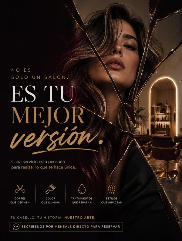Campaña editorial para salón